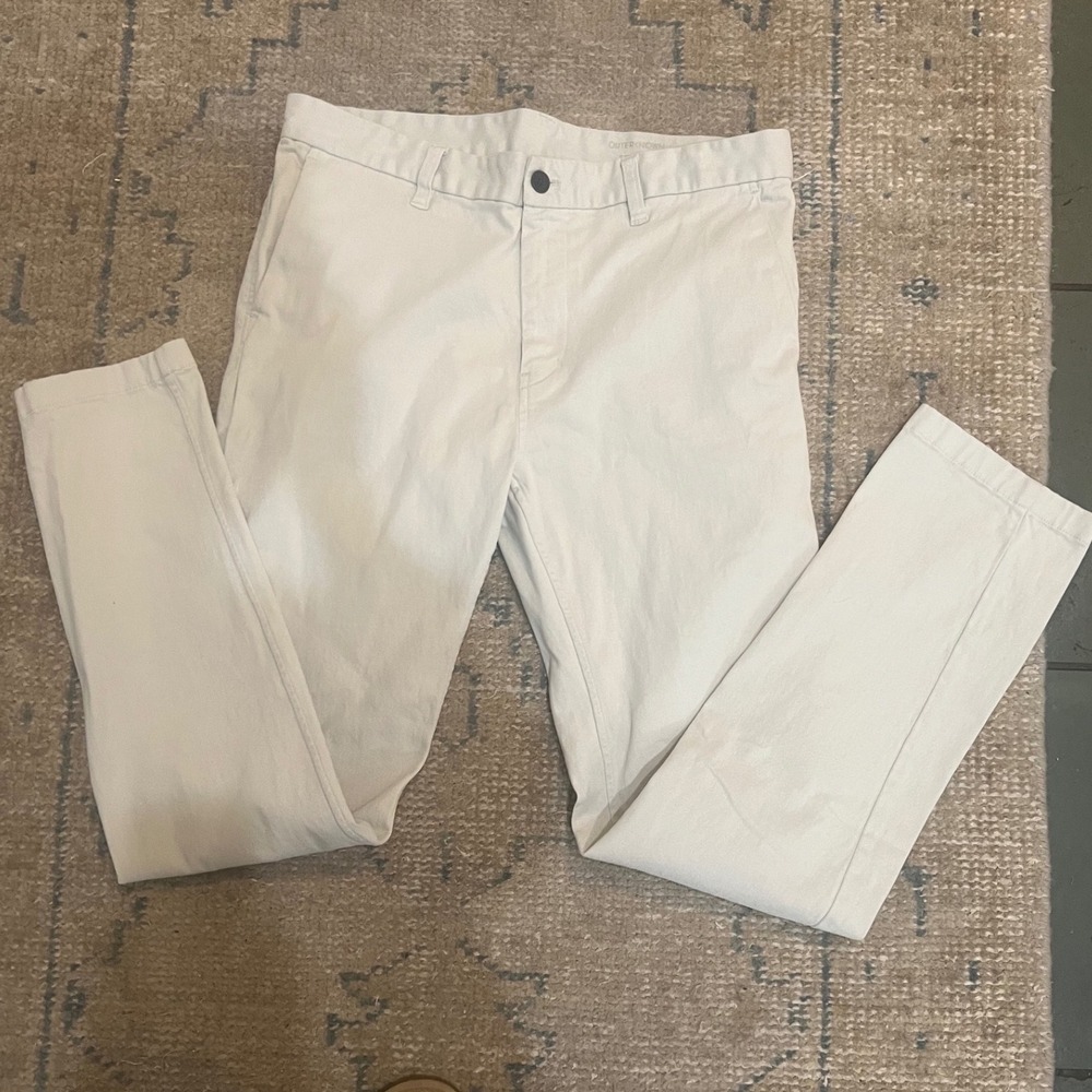 Outerknown Sea Legs Chino Pants Organic Cotton Light Bone Organic Cotton Mens 34